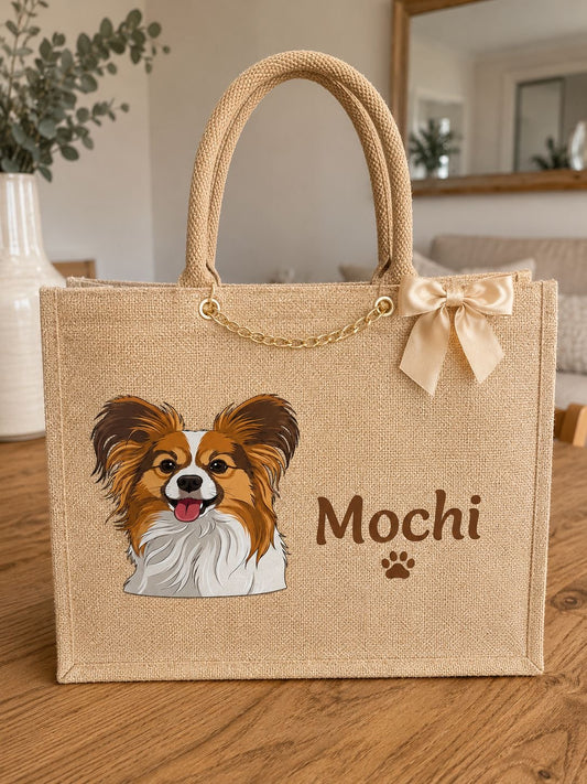 Bolso personalizado con la foto y nombre de tu mascota