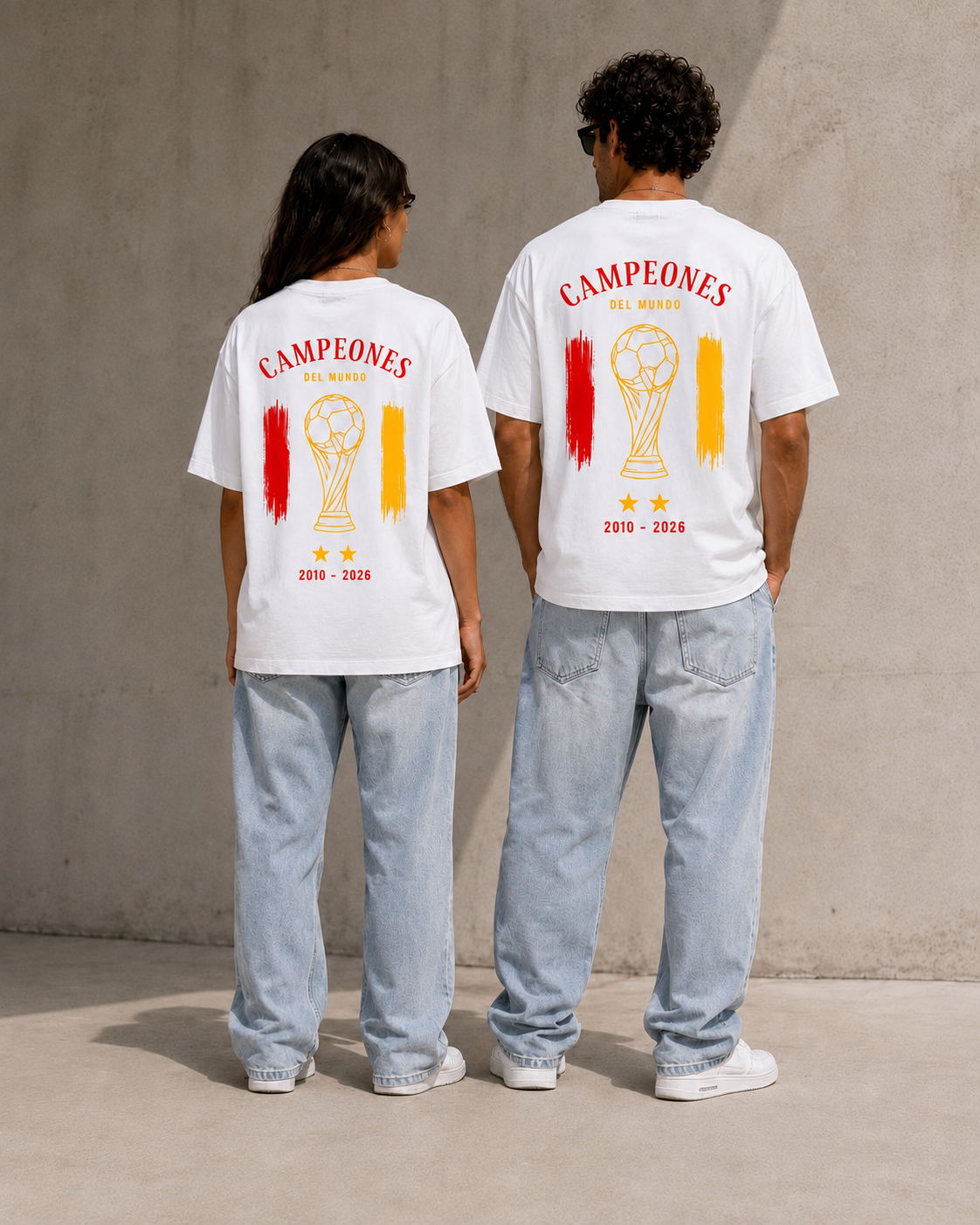 Camiseta oversize Campeones del Mundo España 2