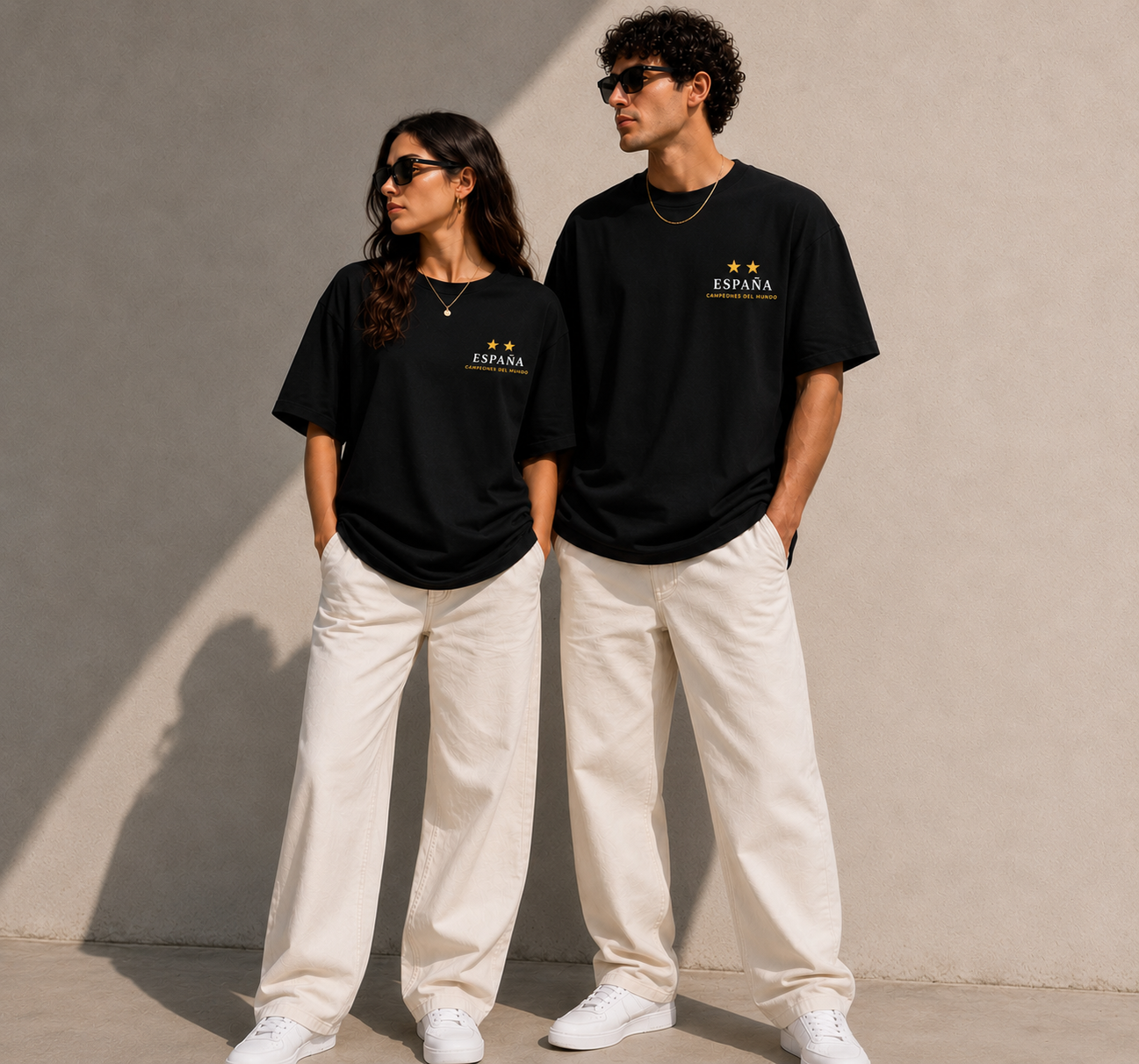 Camiseta oversize Campeones del Mundo España