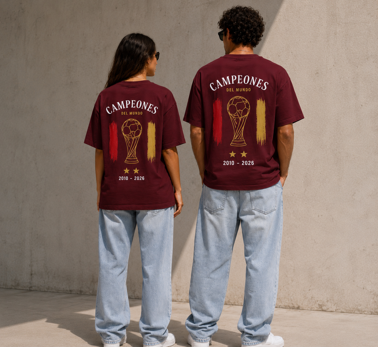 Camiseta oversize Campeones del Mundo España 2