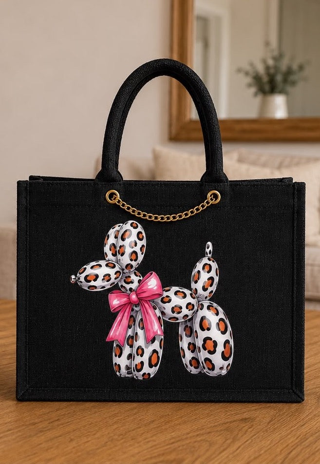 Tote Bag de Yute Personalizada - Colección Animal print