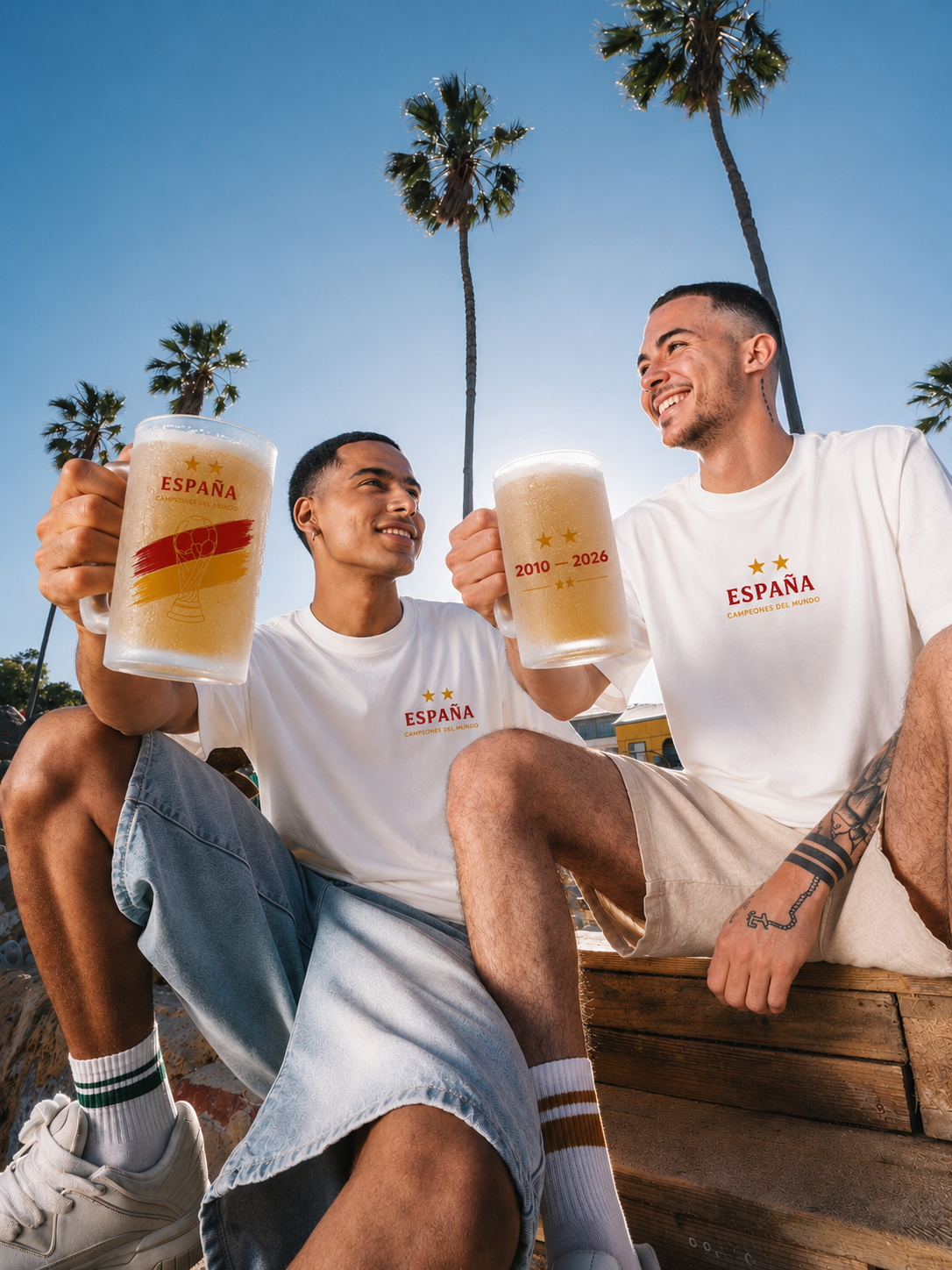Jarra de cerveza España Campeones del Mundo